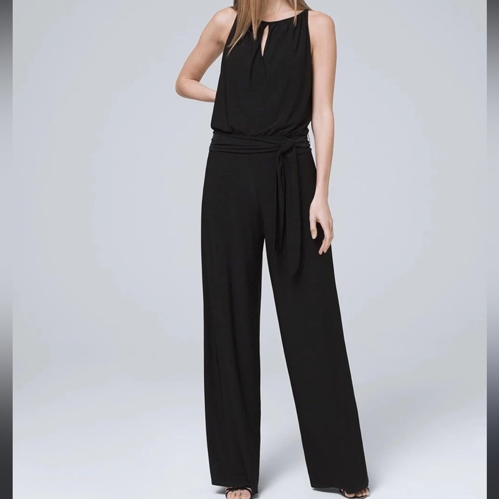 White House Black Market Black Jumpsuit